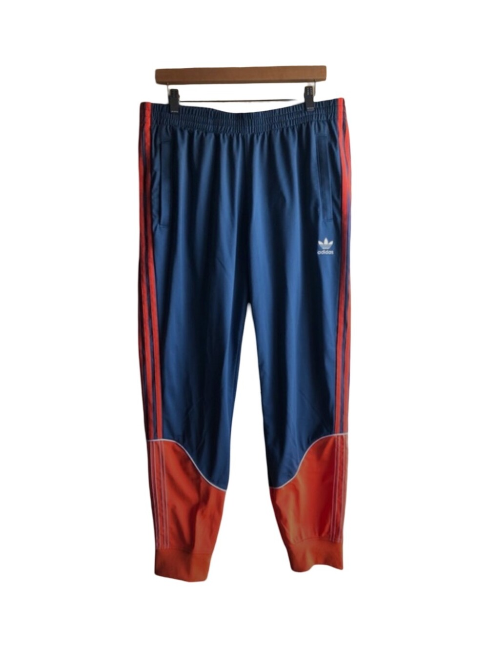 adidas Blue and Orange Track Joggers